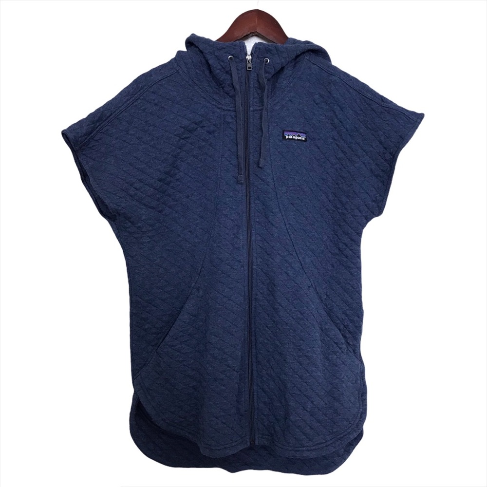 Patagonia Organic Cotton Quilted Vest Blue